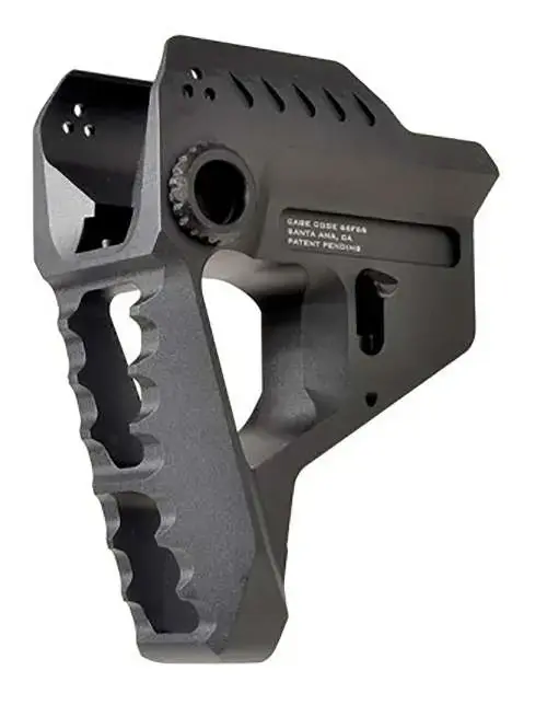 Strike VIPERPITBK Pit Viper Stock AR-Platform Black Aluminum/Steel