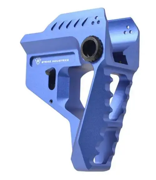 Strike VIPERPITBLU Pit Viper Stock AR-Platform Blue Aluminum/Steel