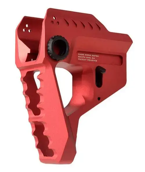 Strike VIPERPITRED Pit Viper Stock Red Aluminum AR Platforms