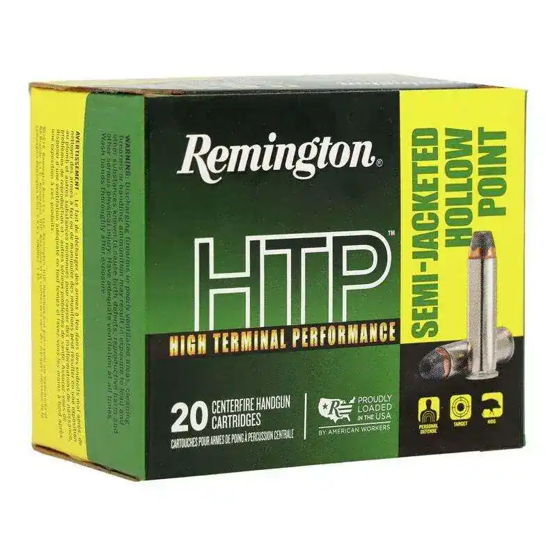 Remington Ammunition RTP357M1A HTP 357 Mag 125 gr Semi-Jacketed Hollow Point (SJHP) 20 Round Box