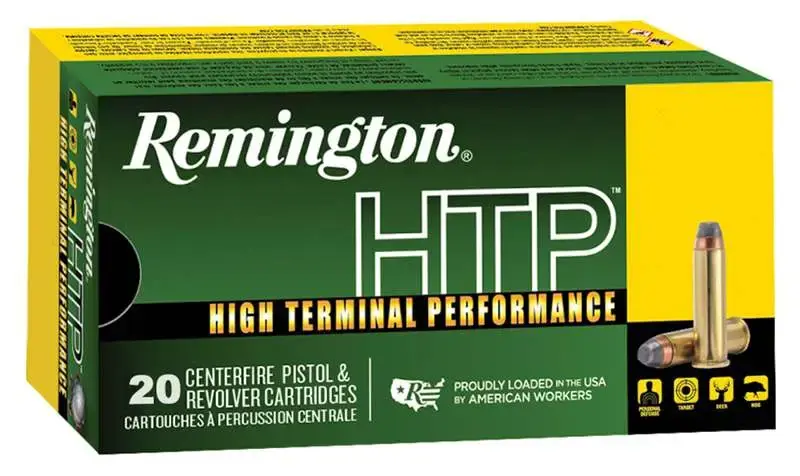 Remington Ammunition RTP45AP2A HTP 45 ACP 185 gr Jacketed Hollow Point (JHP) 20 Round Box