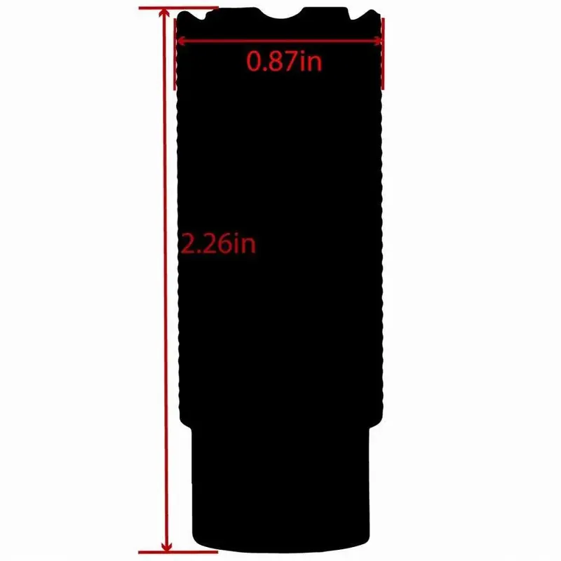 TacFire MZ1020 Linear 223 Rem,5.56x45mm NATO Compensator 1/2"-28 tpi Black Nitride Steel