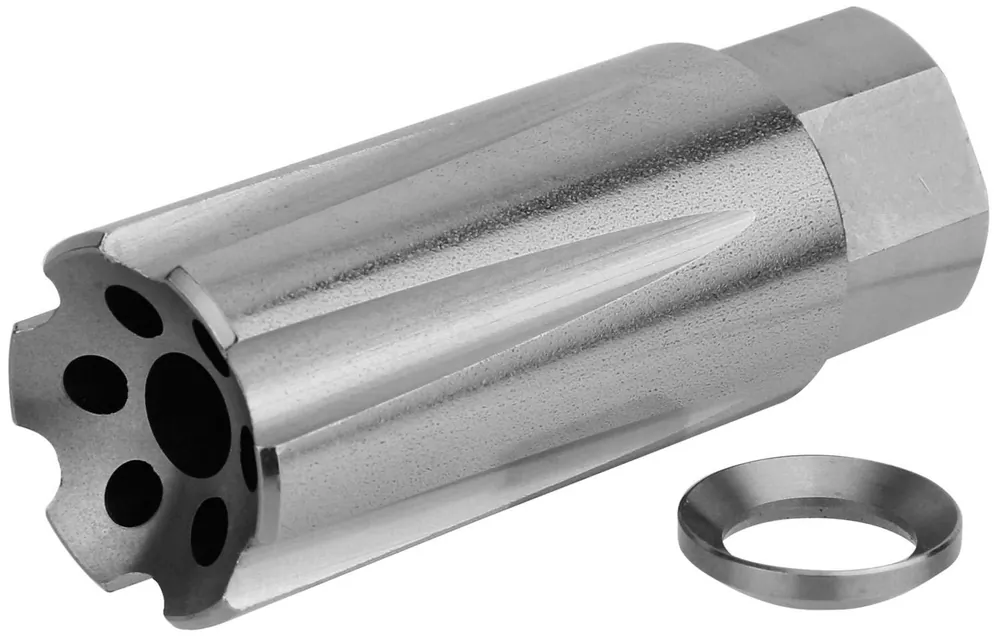 TacFire MZ1020SS Linear 223 Rem,5.56x45mm NATO Compensator 1/2"-28 tpi Stainless Steel
