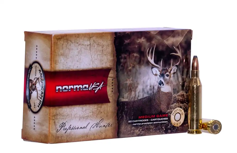 Norma Ammunition (RUAG) 20160332 American PH 243 Win 100 gr Oryx 20 Round Box