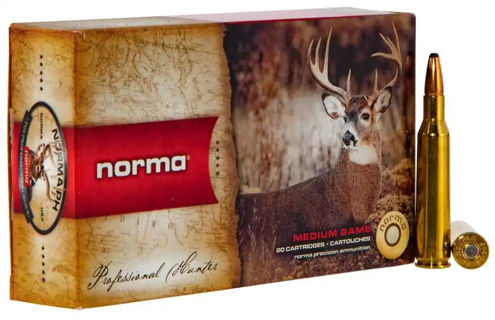Norma Ammunition (RUAG) 20166042 American PH 257 Roberts 100 gr Soft Point (SP) 20 Round Box