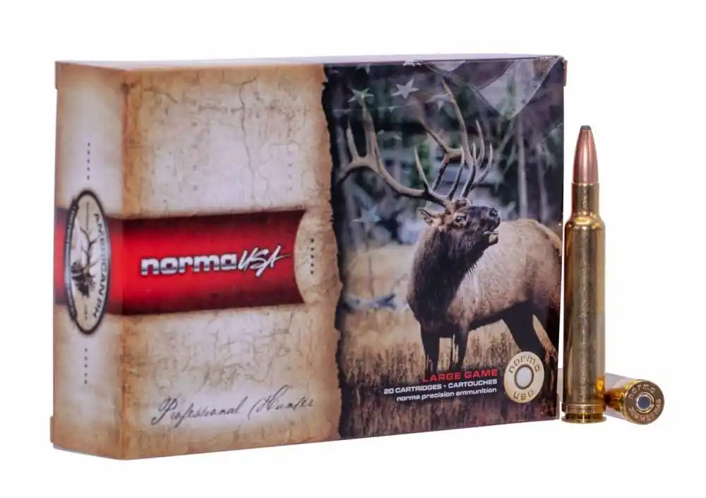 Norma Ammunition (RUAG) 20174632 American PH 300 Wthby Mag 165 gr Oryx 20 Round Box