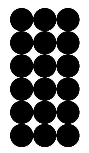 Pro-Shot P216 SplatterShot Repair Pasters 1" Self-Adhesive Black 216 Per Sheet