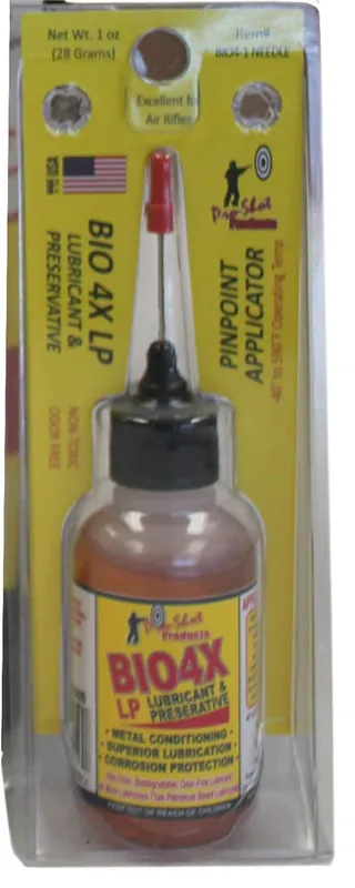 Pro-Shot BIO41NEEDLE Bio 4x Gun Oil 1 oz Squeeze Bottle (Needle Oiler)