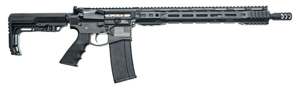 Juggernaut JTR9MM16ACAH JT-15 *CA Compliant 9mm Luger 16" 10+1 Black Cerakote 6 Position MFT Minimalist Stock