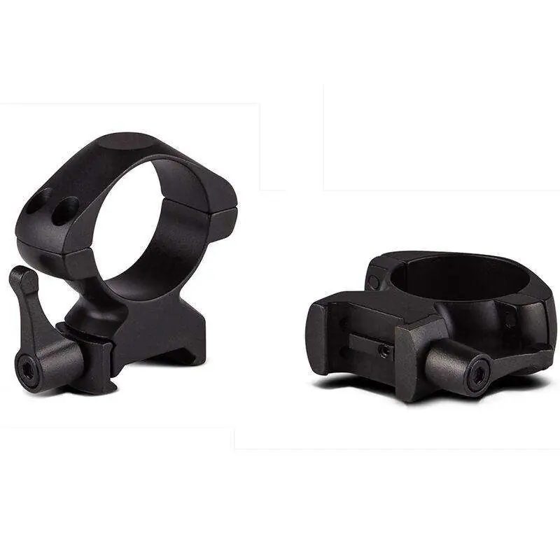 Konus 7407 Steel Rings with Quick Detach Picatinny/Weaver 1" Medium Black Matte