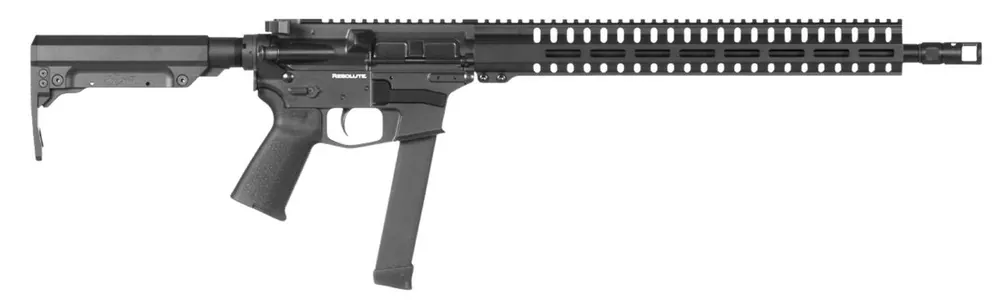 CMMG Resolute 300 9mm Luger 16.10" 33+1 Black Hard Coat Anodized CMMG 6 Position RipStock Stock