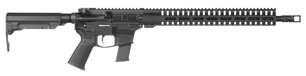 CMMG Resolute 300 45 ACP 16.10" 13+1 Black Hard Coat Anodized CMMG 6 Position RipStock Stock