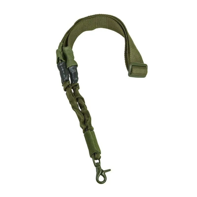 NCStar AARS1PG Single Point Sling 1.50" W x 44"-60" L Adjustable Bungee Green Nylon