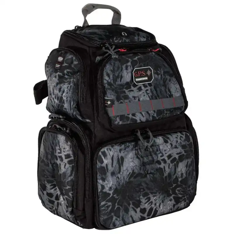 G*Outdoors 1711BPPMB Handgunner Backpack 600D Polyester 16" x 10" x 19" PRYM1 Blackout