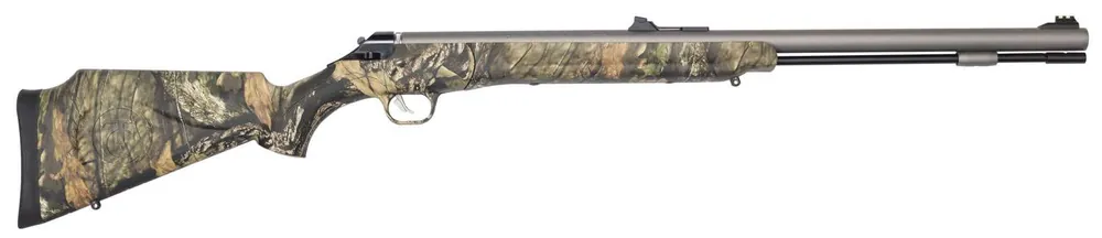 T/C Arms 12286 Impact SB 50 Cal 26" Silver Weather Shield Mossy Oak Break-Up Country Synthetic Stock