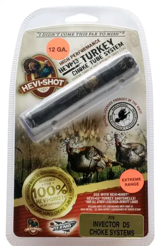 Hevishot 84531 Turkey Invector DS 12 Gauge Turkey Choke Tube 17-4 Stainless Steel Black