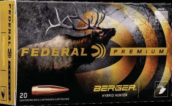 Federal GM300NMBH1 Gold Medal Berger Hybrid Hunter 300 Norma Mag 215 gr Berger Hybrid Hunter 20 Round Box