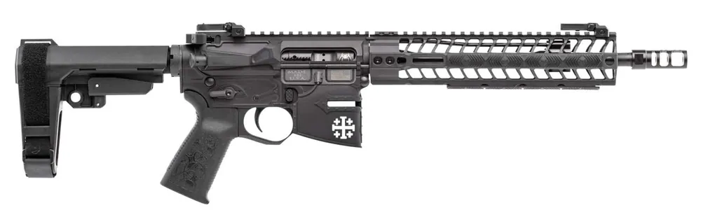 Spikes STP5620M1R Rare Breed Crusader 5.56x45mm NATO 11.50" No Magazine Black Hard Coat Anodized Maxim Defense Pistol Brace Stock