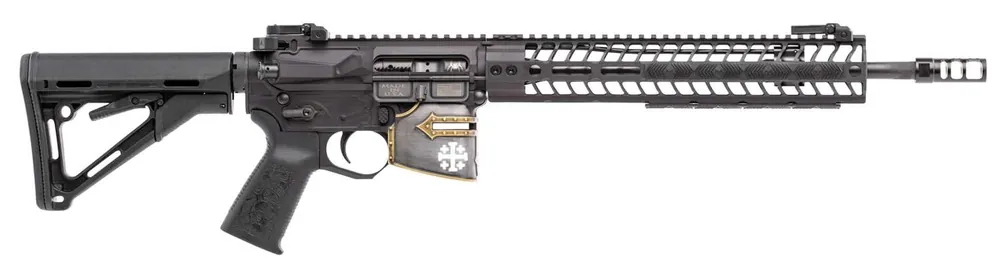 Spikes STR5625M2R Rare Breed Crusader 5.56x45mm NATO 14.50" No Magazine Black Hard Coat Anodized 6 Position Magpul CTR Stock