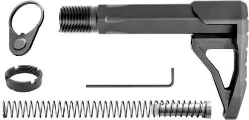 Phase 5 Weapon Systems CMSA Carbine Mini Stock Assembly Black Aluminum for AR15/AR10