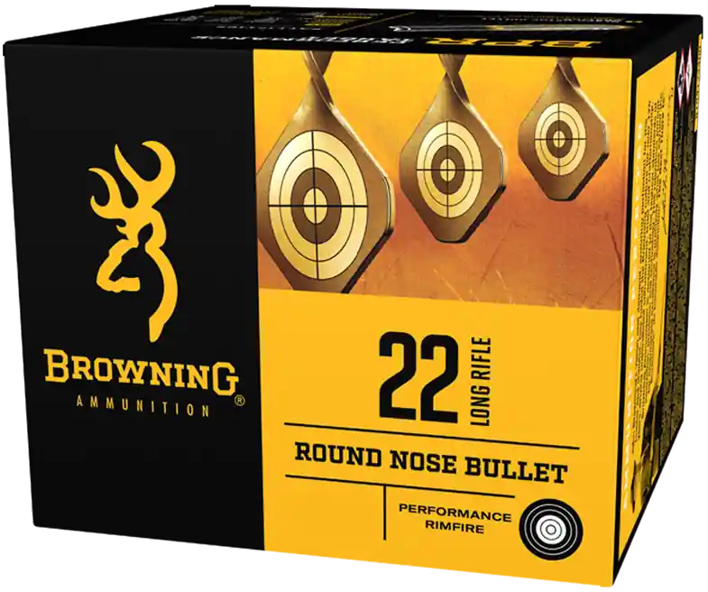 Browning Ammo B194122000 BPR 22 LR 36 gr Plated Hollow Point 500 Round Box