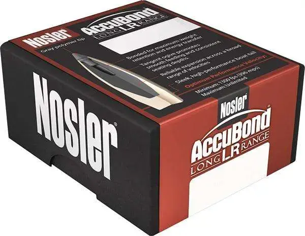 Nosler 58518 AccuBond Long Range 338 Cal .338 300 gr Spitzer Point 100 Per Box