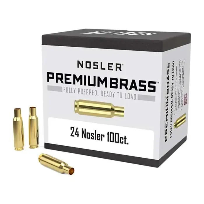 Nosler 10085 24 Nosler Rifle Brass 100 Per Box
