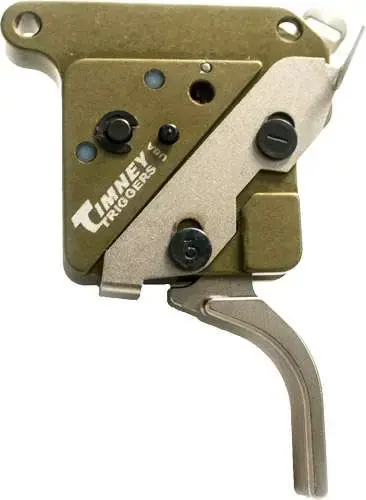 Timney Triggers 517-16V2 Elite Hunter Remington 700 Green/Nickel Straight 3 lbs Right