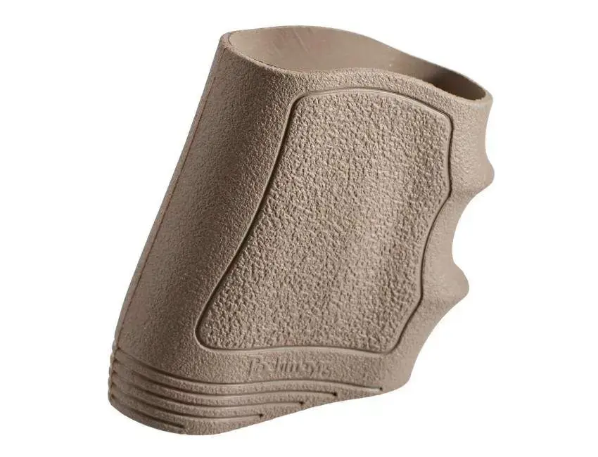 Pachmayr 05126 Gripper Slip-On Grip Universal Handgun Flat Dark Earth Rubber