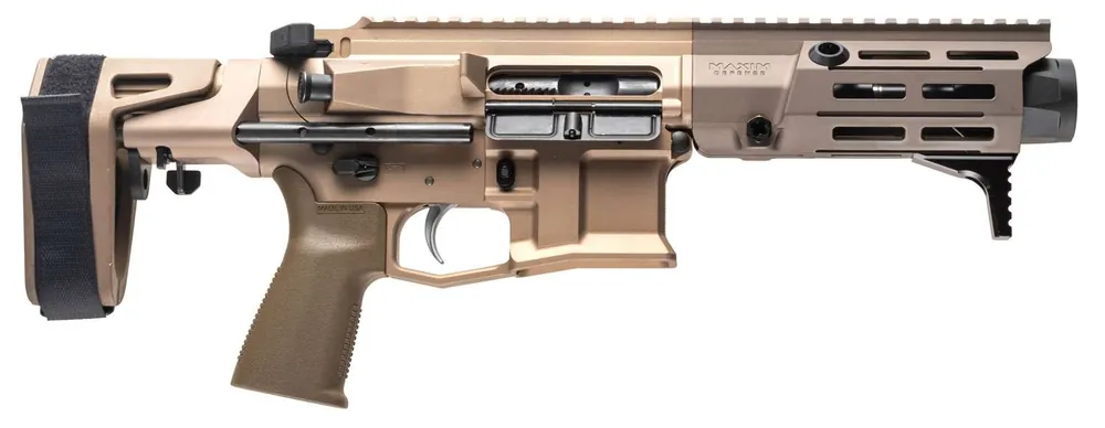 Maxim MXM47802 PDX 5.56x45mm NATO 5.50" 20+1 Arid Brown Maxim SCW Stock Arid Brown Polymer Grip