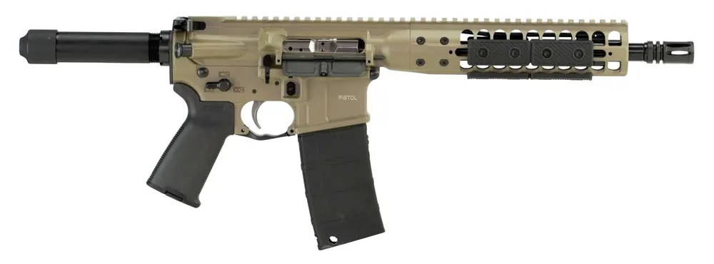 LWRC ICDIP5CK10 Individual Carbine Direct Impingement 5.56x45mm NATO 10.50" 30+1 Flat Dark Earth Cerakote Black Magpul MOE Grip Buffer Tube