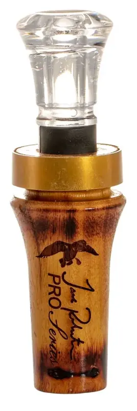 Duck Commander DCPROBH Pro Series Burnt Hedge Double Reed Duck Call Mallard Wood Brown