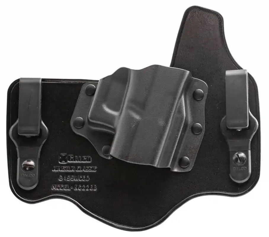 Galco KC228B KingTuk Classic Black Kydex Holster w/Leather Backing IWB fits Glock 21 Right Hand