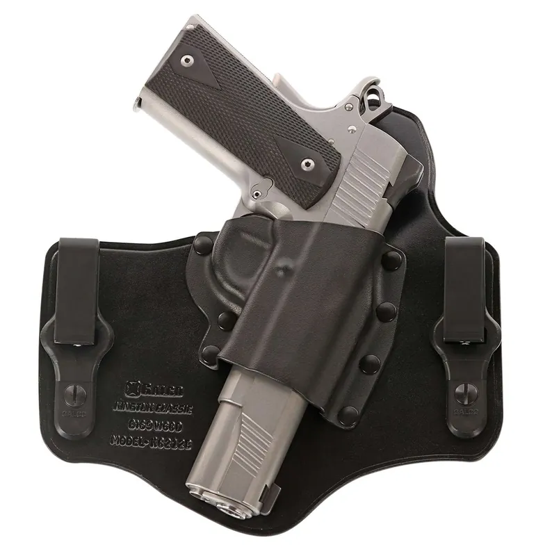 Galco KC600B KingTuk Classic Black Kydex Holster w/Leather Backing IWB fits Glock 42 Right Hand