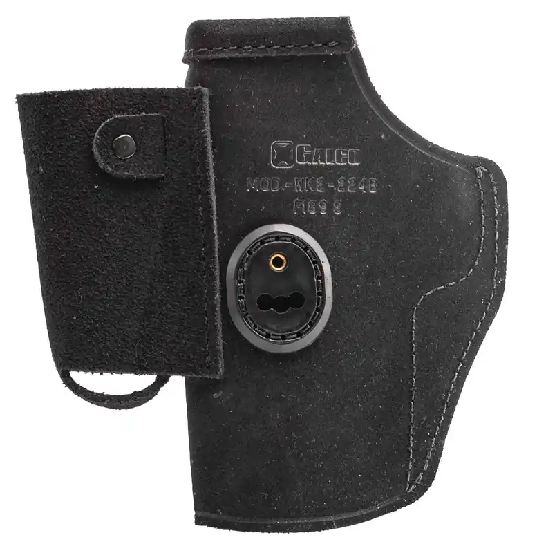 Galco WK2224B Walkabout 2.0 Black Leather IWB Fits Glock 17,22,31 Ambidextrous