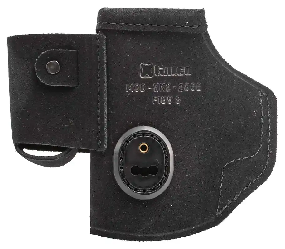 Galco WK2286B Walkabout 2.0 Black Leather IWB Fits Glock 26,27,33 Ambidextrous Hand