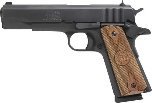 Iver Johnson Arms 1911A1 1911 A1 Government 70 Series 45 ACP 5" 8+1 Blued Walnut Grip