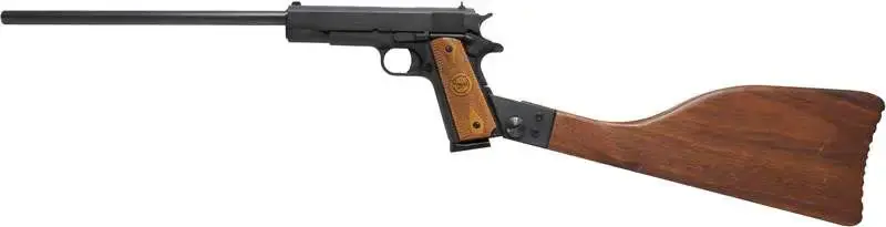 Iver Johnson Arms 1911A1CARBINE 1911 A1 Carbine 45 ACP 16.13" 8+1 Black Oxide Walnut Removable