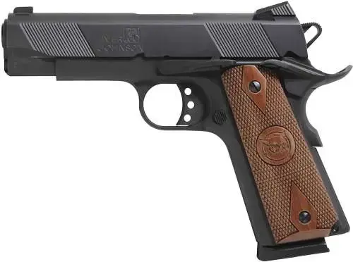 Iver Johnson Arms HAWK 1911 Hawk Commander 70 Series 45 ACP 4.25" 8+1 Blued Walnut Grip Novak LoMount Rear Sight