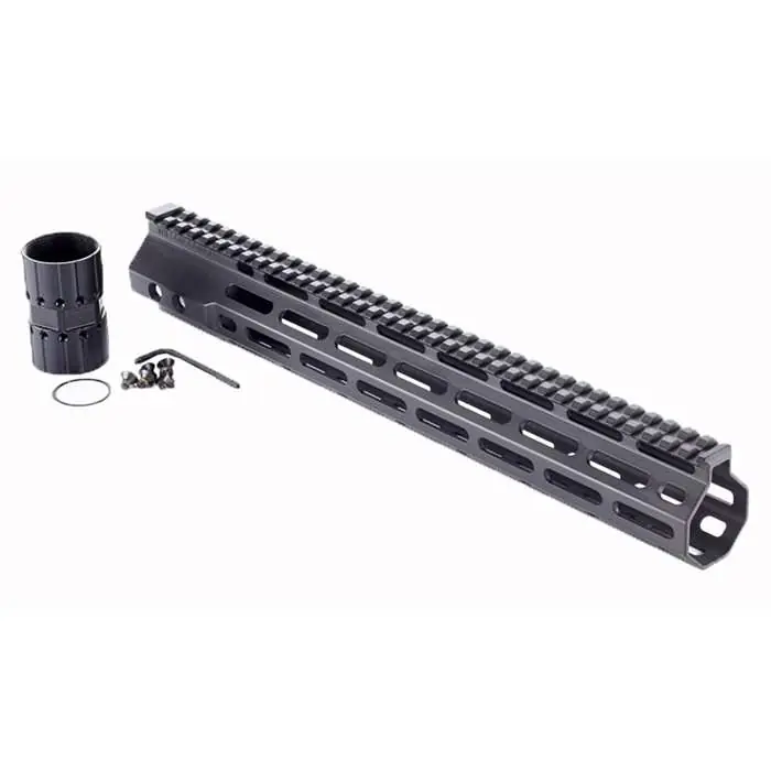 Wilson Combat TRMLOKAR1014 AR-10 M-Lok Handguard 6005A-T5 Aluminum Black Hard Coat Anodized 14.6"