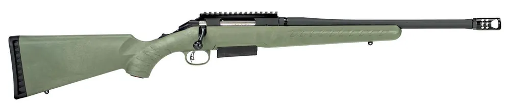 Ruger 26980 American Predator 450 Bushmaster 4+1 16.25" Moss Green Matte Black Right Hand