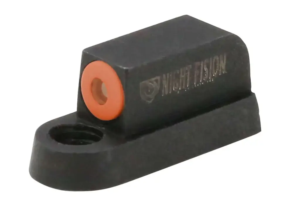 Night Fision CZU075001OGXX Night Sight Front Square CZ P-07/P-09/P-10 Green w/Orange Outline Black