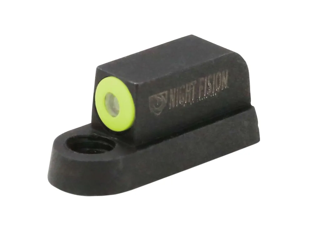Night Fision CZU075001YGXX Night Sight Front Square CZ P-07/P-09/P-10 Green w/Yellow Outline Black