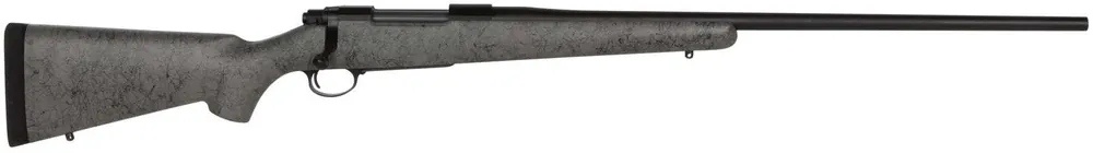 Nosler M48 Liberty 26 Nosler 3+1 26" Gray w/Black Webbing Fixed Aramid Stock Black Graphite Cerakote Right Hand
