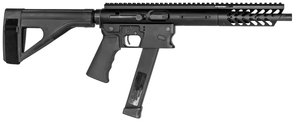 TNW Firearms TPCPLT0040BK Aero Survival Pistol 40 S&W 10.25" 31+1 Black Hard Coat Anodized Black Polymer SB Tactical Arm Brace