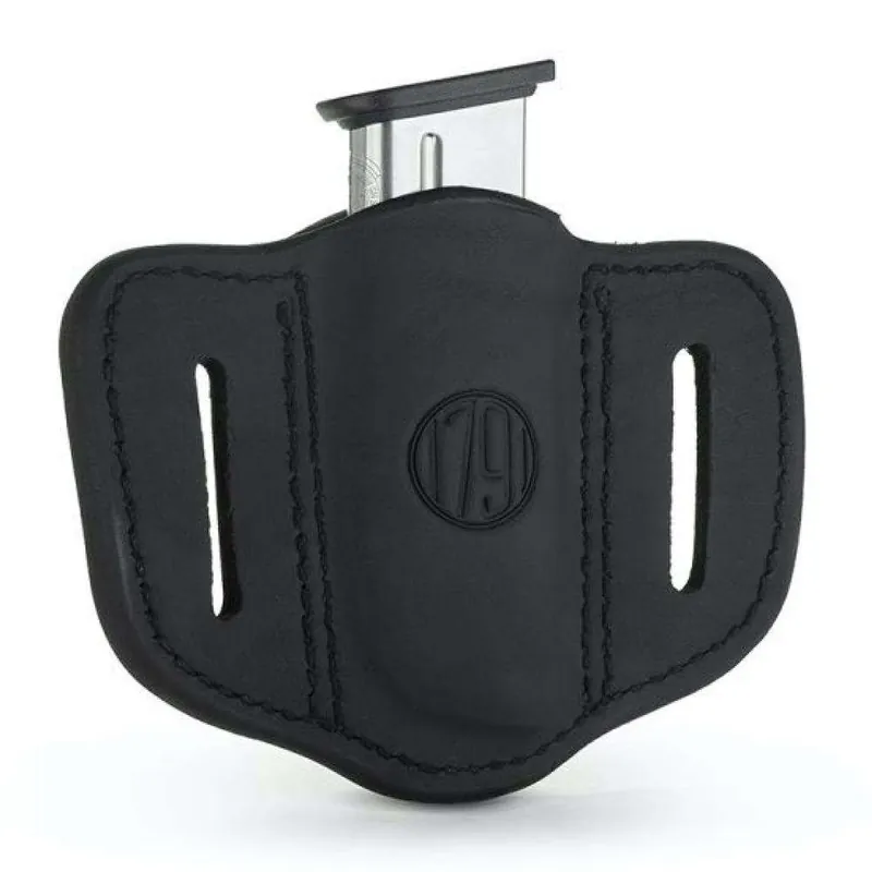 1791 Gunleather MAG11SBLA MAG1.1 Belt Glock 17, Springfield VP9, Sig P226 Black Leather