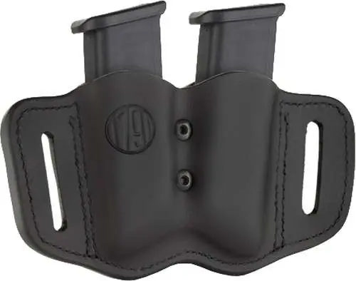 1791 Gunleather MAGF22SBLA MAGF Double Black Leather