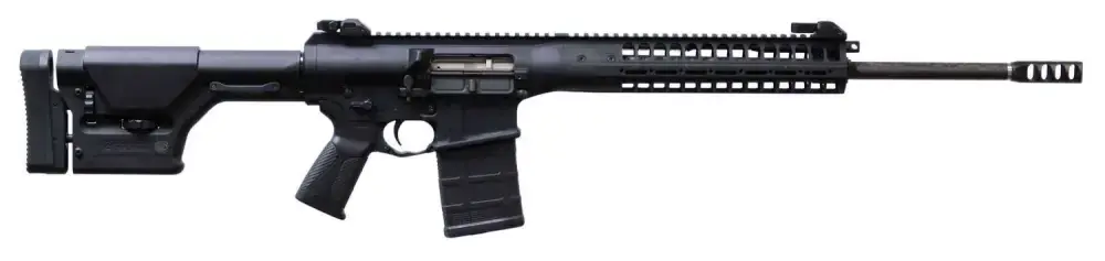LWRC REPRMKIIR7BF16SC R.E.P.R. Side Charge 7.62x51mm NATO 16.10" 20+1 Black Black Nitride Adjustable Magpul UBR Stock Black Magpul MOE+ Grip