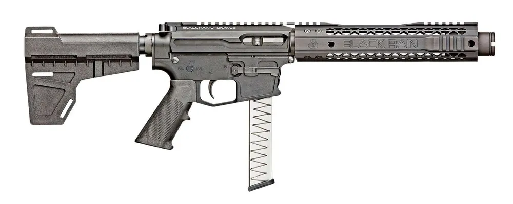 Black Rain BROFALLOUTCQB9MMSIBLAD FalloutCQB 9mm Luger 8.75" 30+1 Black Hard Coat Anodized KAK Shockwave Pistol Brace