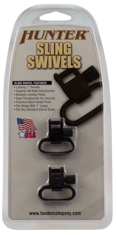 Hunter Company 02422 Swivel Set 1" Blued Steel